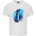 Watercolour Horse Mens Cotton T-Shirt Tee Top White