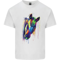 Watercolour Horse Mens Cotton T-Shirt Tee Top White