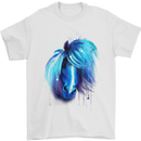 Watercolour Horse Mens T-Shirt Cotton Gildan White