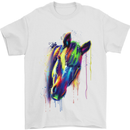 Watercolour Horse Mens T-Shirt Cotton Gildan White