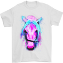Watercolour Horse Mens T-Shirt Cotton Gildan White