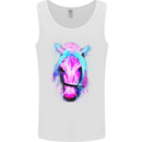 Watercolour Horse Mens Vest Tank Top White