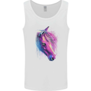 Watercolour Horse Mens Vest Tank Top White