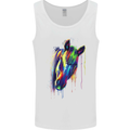 Watercolour Horse Mens Vest Tank Top White