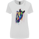 Watercolour Horse Womens Wider Cut T-Shirt White
