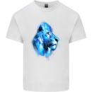 Watercolour Lion Kids T-Shirt Childrens White