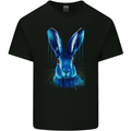 Watercolour Rabbit Kids T-Shirt Childrens Black
