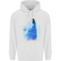Watercolour Wolf Childrens Kids Hoodie White