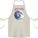 Wave Chaser Surfing Surfer Cotton Apron 100% Organic Natural