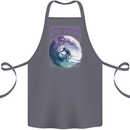 Wave Chaser Surfing Surfer Cotton Apron 100% Organic Steel
