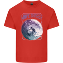 Wave Chaser Surfing Surfer Kids T-Shirt Childrens Red