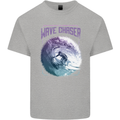 Wave Chaser Surfing Surfer Kids T-Shirt Childrens Sports Grey