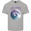Wave Chaser Surfing Surfer Mens Cotton T-Shirt Tee Top Sports Grey