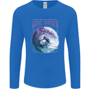 Wave Chaser Surfing Surfer Mens Long Sleeve T-Shirt Royal Blue