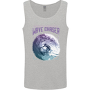 Wave Chaser Surfing Surfer Mens Vest Tank Top Sports Grey