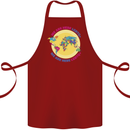 We Are Here LGBT Cotton Apron 100% Organic Maroon