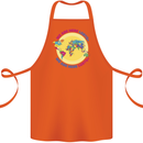 We Are Here LGBT Cotton Apron 100% Organic Orange