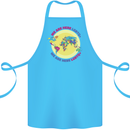 We Are Here LGBT Cotton Apron 100% Organic Turquoise