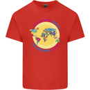 We Are Here LGBT Kids T-Shirt Childrens Red