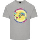 We Are Here LGBT Kids T-Shirt Childrens Sports Grey