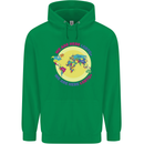 We Are Here LGBT Mens 80% Cotton Hoodie Irish Green