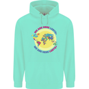 We Are Here LGBT Mens 80% Cotton Hoodie Peppermint