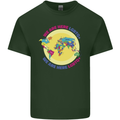 We Are Here LGBT Mens Cotton T-Shirt Tee Top Forest Green