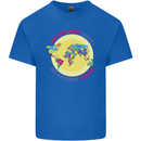 We Are Here LGBT Mens Cotton T-Shirt Tee Top Royal Blue