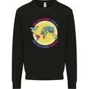 We Are Here LGBT Mens Sweatshirt Jumper Black
