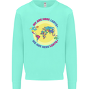 We Are Here LGBT Mens Sweatshirt Jumper Peppermint