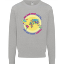 We Are Here LGBT Mens Sweatshirt Jumper Sports Grey