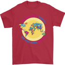 We Are Here LGBT Mens T-Shirt Cotton Gildan Red