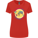 We Are Here LGBT Womens Wider Cut T-Shirt Red