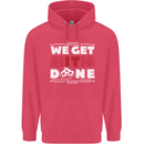 We Get It Done Funny IT Professional Tecky Childrens Kids Hoodie Heliconia