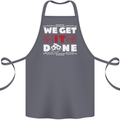 We Get It Done Funny IT Professional Tecky Cotton Apron 100% Organic Steel