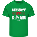 We Get It Done Funny IT Professional Tecky Kids T-Shirt Childrens Irish Green