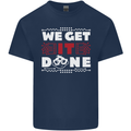 We Get It Done Funny IT Professional Tecky Kids T-Shirt Childrens Navy Blue
