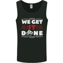 We Get It Done Funny IT Professional Tecky Mens Vest Tank Top Black