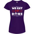 We Get It Done Funny IT Professional Tecky Womens Petite Cut T-Shirt Purple