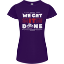 We Get It Done Funny IT Professional Tecky Womens Petite Cut T-Shirt Purple