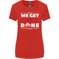 We Get It Done Funny IT Professional Tecky Womens Wider Cut T-Shirt Red