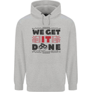 We Get It Done Funny Tecky  IT Professional Childrens Kids Hoodie Sports Grey