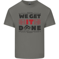 We Get It Done Funny Tecky  IT Professional Kids T-Shirt Childrens Charcoal