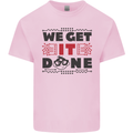 We Get It Done Funny Tecky  IT Professional Kids T-Shirt Childrens Light Pink