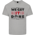 We Get It Done Funny Tecky  IT Professional Kids T-Shirt Childrens Sports Grey