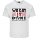 We Get It Done Funny Tecky  IT Professional Kids T-Shirt Childrens White