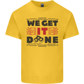 We Get It Done Funny Tecky  IT Professional Kids T-Shirt Childrens Yellow