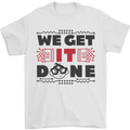 We Get It Done Funny Tecky  IT Professional Mens T-Shirt 100% Cotton White