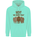 We Herd That Funny Cow Childrens Kids Hoodie Peppermint