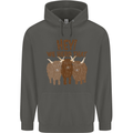 We Herd That Funny Cow Childrens Kids Hoodie Storm Grey